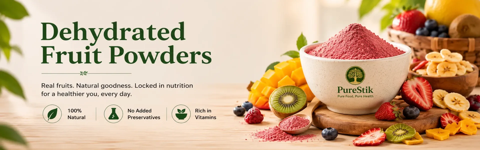 Dehydrated Fruit Powders